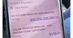 Por error le depositan 50 mil millones de dólares a su cuenta familiar