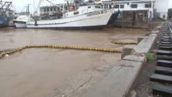 Se revienta biobarda del puente Juárez