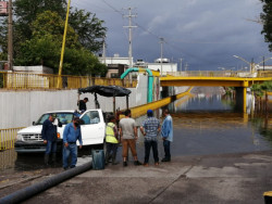 Primera lluvia copiosa provoca daños menores en Cajeme