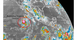 Depresión tropical Seis-E se ha intensificado a la tormenta tropical "Felicia" en el Pacífico