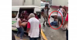 Se vuelve viral otra golpiza a asaltante de combi del Edomex (video)