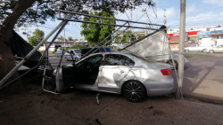 Se registra un accidente por la Avenida Álvaro Obregón