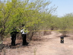 Encuentras dos cuerpos al sur de Culiacán