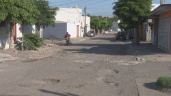 Calle deteriorada...terminó destrozada