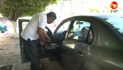 Sindicato de Ecotaxis Verdes sanitiza tu vehículo sin costo