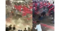 10 personas lesionadas por toro que se metió a las gradas en jaripeo de Michoacán (video)
