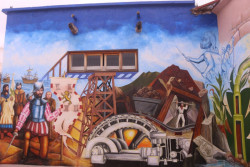 Develan mural conmemorativo en Rosario
