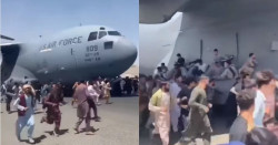 Mueren seis en tiroteo en aeropuerto de Kabul: decenas intentan subir a avión en movimiento (video)