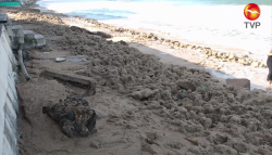 Desplazamiento de la arena en playas de Mazatlán se debe al alto nivel del mar