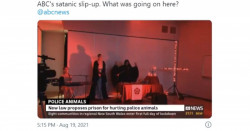 Noticiero australiano transmite ritual satánico por error (video)