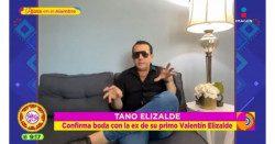 Tano Elizalde confirma boda con la ex esposa de su primo Valentín Elizalde