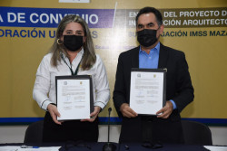 La UAS entrega un proyecto arquitectónico al IMSS para remodelar sus instalaciones