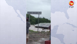 Colapsa puente de Río El Quelite