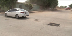 Roban alcantarillas en plena temporada de lluvias