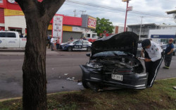 Accidente de tránsito deja solo heridos