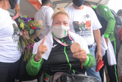Llega a Mazatlán Rosa María Guerrero, Medallista Paralímpica