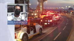 4 accidentes viales durante festejo patrio: Tránsito