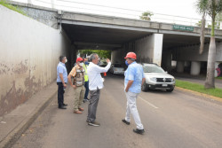 Alcalde Ferreiro supervisa daño de  puente “Miguel Hidalgo”