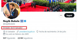 Critican fuertemente a Nayib Bukele tras describirse como "dictador de El Salvador"