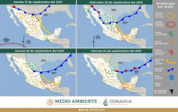 Ingresa primer frente frío al país; en Sinaloa siguen temperaturas calurosas