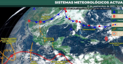 El primer frente frío de la temporada ingresa hoy a México por el norte