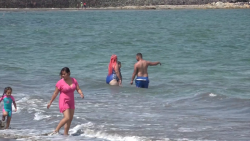 Se incrementa número de bañistas en fin de semana
