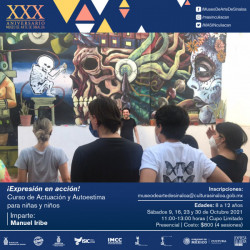 MASIN invita al público infantil a taller de actuación