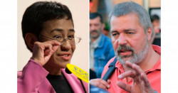 El Nobel de la paz es para los periodistas Maria Ressa y Dmitry Muratov de Filipinas y Rusia