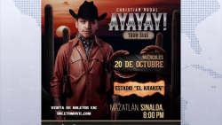 El 20 de Octubre Cristian Nodal dará concierto en Mazatlán