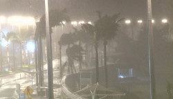 Vientos huracanados "cimbran" a Mazatlán