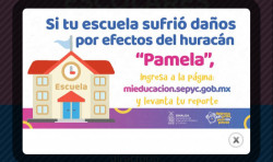 SEPyC habilita plataforma digital de reporte de daños en escuelas por huracán Pamela