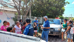 Brigadas de COEPRISS recorren zonas afectadas por Pamela