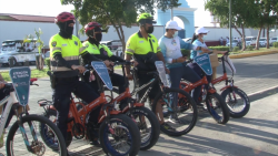 Operativo MZTOURIST en bicicleta