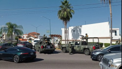 Mantiene SEDENA operativo en residencial Valencia en Culiacán