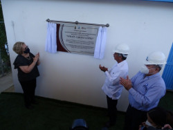 Se inauguró el Cárcamo de Bombeo Efraín Cortez López