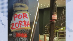 Decoración de halloween hace alusión a los feminicidios