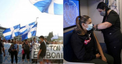 Anti-vacunas griegos sobornan a médicos para recibir vacuna falsa y les ponen la real