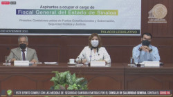 Comparecen ante Congreso aspirantes a Fiscal