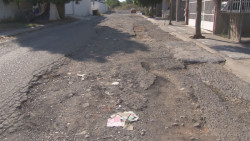 En pésimas condiciones las calles en Vinoramas