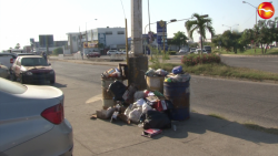 Dos meses sin servicio de basura en Avenida Marina