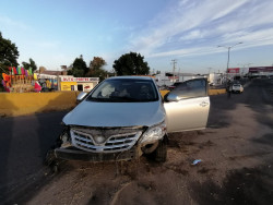 Accidente solo deja una persona lesionada