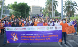 Conmemoran el día internacional de la eliminación de la violencia contra las mujeres