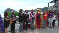 Mazatlecas exigen un alto a la violencia contra las mujeres