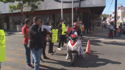 Atendió a manifestantes