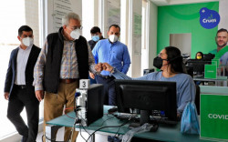 Recorre Rubén Rocha Moya oficinas estatales