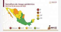 Sinaloa pasa a semáforo amarillo