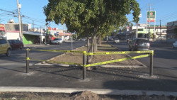 Estrenan paso peatonal