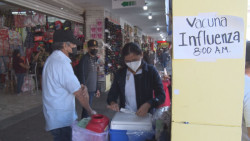 CONTINÚA CAMPAÑA DE VACUNACIÓN CONTRA LA INFLUENZA