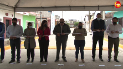 Inauguran pavimentación de calle en Villa Unión