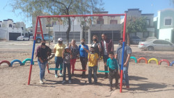 Se activan vecinos de la Misión del Real, y embellecen su parque